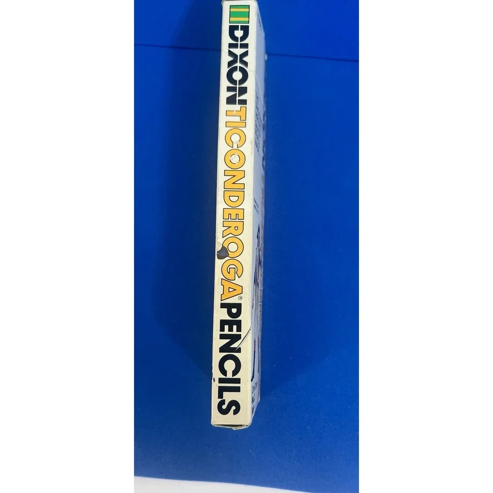 Vintage Dixon Ticonderoga No. 2 Soft 1388 Box Of 12‎ Pencils Unsharpened